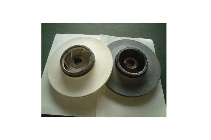 耐腐食用途「ポンプ用インペラーへの耐腐食溶射」 