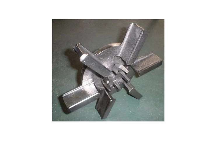 耐摩耗用途「インペラーへの耐衝撃溶射」