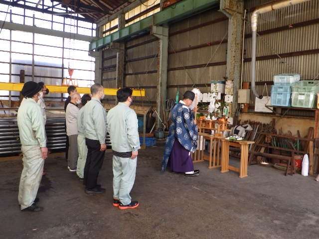 耐震工事進捗ブログ　『地鎮祭！』　（STブログ）