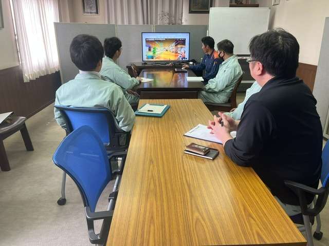 幹部で消防訓練を受けました