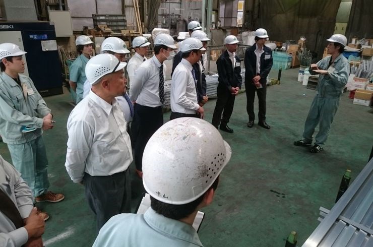 ABA中部工場見学会を筒井工業株式会社で開催しました