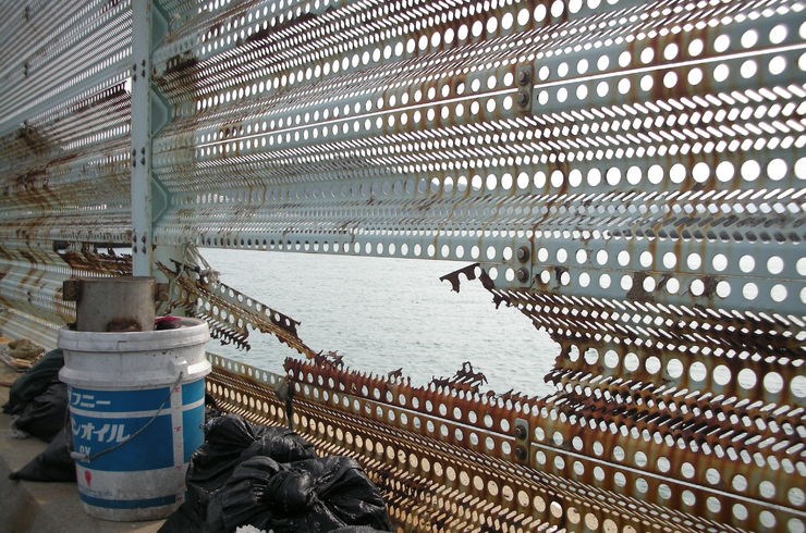 台風の備えに腐食対策