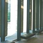 ビル外装建材の粉体塗装